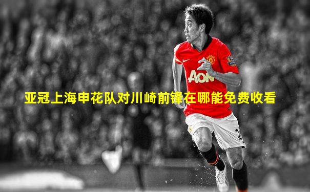 亚冠上海申花队对川崎前锋在哪能免费收看
