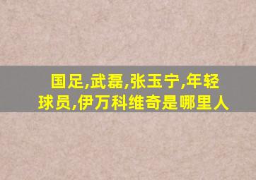 国足,武磊,张玉宁,年轻球员,伊万科维奇是哪里人