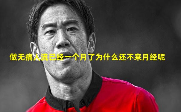 做无痛人流已经一个月了为什么还不来月经呢