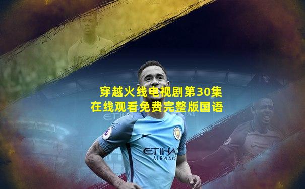 穿越火线电视剧第30集在线观看免费完整版国语